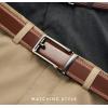 imageCHAOREN Click Belts for Men  Mens Ratchet Belt 1 38quot for Dress Pants  Perfect Companion to Mens OxfordsCognac