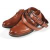 imageCHAOREN Mens Belts Leather 1 18quot for Gift Men  Perfect Companion to Mens Dress ShoesDark Brown