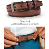 imageCHAOREN Mens Belts Leather 1 18quot for Gift Men  Perfect Companion to Mens Dress ShoesDark Brown