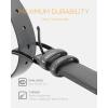 imageCHAOREN Mens Belts Leather 1 18quot for Gift Men  Perfect Companion to Mens Dress ShoesGrey
