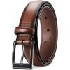 imageCHAOREN Mens Belts Leather 1 18quot for Gift Men  Perfect Companion to Mens Dress ShoesDark Brown