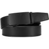 imageCHAOREN Mens Belt Leather Ratchet Belt  Customizable Fit Effortless Style 35mmBasic Anodized  Black