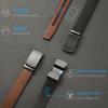 imageCHAOREN Mens Belt Leather Ratchet Belt  Customizable Fit Effortless Style 35mmCarbon Fiber  Black