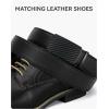 imageCHAOREN Mens Belt Leather Ratchet Belt  Customizable Fit Effortless Style 35mmCarbon Fiber  Black Classic
