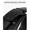 imageCHAOREN Mens Belt Leather Ratchet Belt  Customizable Fit Effortless Style 35mmCarbon Fiber  Black Classic
