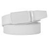 imageCHAOREN Mens Belt Leather Ratchet Belt  Customizable Fit Effortless Style 35mmCarbon Fiber  White