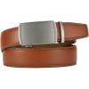 imageCHAOREN Mens Belt Leather Ratchet Belt  Customizable Fit Effortless Style 35mmImperial Brushed  Tan