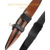 imageCHAOREN Leather Ratchet Belt for men 1 38quot for Dress Pants  Micro Adjustable Belt Fit EverywhereBasic Diamond  Black
