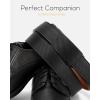 imageCHAOREN Leather Ratchet Belt for men 1 38quot for Dress Pants  Micro Adjustable Belt Fit EverywhereBasic Diamond  Black