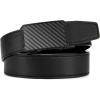 imageCHAOREN Leather Ratchet Belt for men 1 38quot for Dress Pants  Micro Adjustable Belt Fit EverywhereBlack3