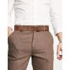 imageCHAOREN Leather Ratchet Belt for men 1 38quot for Dress Pants  Micro Adjustable Belt Fit EverywhereBrown3