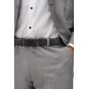imageCHAOREN Leather Ratchet Belt for men 1 38quot for Dress Pants  Micro Adjustable Belt Fit EverywhereCircular Square  Black