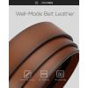 imageCHAOREN Leather Ratchet Belt for men 1 38quot for Dress Pants  Micro Adjustable Belt Fit EverywhereTan