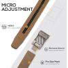 imageCHAOREN Ratchet Belt Replacement Strap 1 38 Leather Belt Strap for 40MM Slide Click BuckleBlack