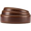 imageCHAOREN Ratchet Belt Replacement Strap 1 38 Leather Belt Strap for 40MM Slide Click BuckleCognac
