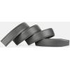 imageCHAOREN Ratchet Belt Replacement Strap 1 38 Leather Belt Strap for 40MM Slide Click BuckleGray