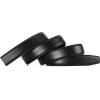 imageCHAOREN Ratchet Belt Replacement Strap 1 38 Leather Belt Strap for 40MM Slide Click BuckleLitchi Black