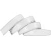 imageCHAOREN Ratchet Belt Replacement Strap 1 38 Leather Belt Strap for 40MM Slide Click BuckleWhite