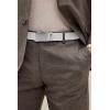 imageCHAOREN Ratchet Belt Replacement Strap 1 38 Leather Belt Strap for 40MM Slide Click BuckleZcwhite