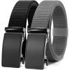 Black and Grey/Ratchet Buckle