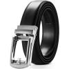 imageCHAOREN 32mm Ratchet Belt Buckle Only for 1 14 Slide Belt Strap  Automatic Click Buckle AdjustableSilver