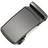 imageCHAOREN 40mm Ratchet Belt Buckle Only for 1 38 Slide Belt Strap Automatic Click Buckle AdjustableBlack  Light Silver