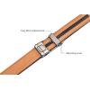 imageCHAOREN 40mm Ratchet Belt Buckle Only for 1 38 Slide Belt Strap Automatic Click Buckle AdjustableCharcoal Grey