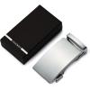 imageCHAOREN 40mm Ratchet Belt Buckle Only for 1 38 Slide Belt Strap Automatic Click Buckle AdjustableEssential Square Silver