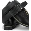 imageCHAOREN 40mm Ratchet Belt Buckle Only for 1 38 Slide Belt Strap Automatic Click Buckle AdjustableRounded Carbon Fiber Black