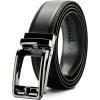 imageCHAOREN 40mm Ratchet Belt Buckle for 1 38 Slide Belt Strap Click Buckle Adjustable Skeleton ShapeBlack