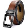 imageCHAOREN 40mm Ratchet Belt Buckle for 1 38 Slide Belt Strap Click Buckle Adjustable Skeleton ShapeBlack