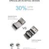 imageCHAOREN 40mm Ratchet Belt Buckle for 1 38 Slide Belt Strap Click Buckle Adjustable Skeleton ShapeBlack