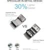 imageCHAOREN 40mm Ratchet Belt Buckle for 1 38 Slide Belt Strap Click Buckle Adjustable Skeleton ShapeBrilliant Gun