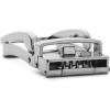 imageCHAOREN 40mm Ratchet Belt Buckle for 1 38 Slide Belt Strap Click Buckle Adjustable Skeleton ShapeSilver