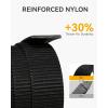imageCHAOREN Nylon Ratchet Belts for Men  Casual Golf Web Belt Men 1 38quot  Automatic Adjustable Buckle Fit JeansClassic Gun