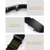 imageCHAOREN Nylon Ratchet Belts for Men  Casual Golf Web Belt Men 1 38quot  Automatic Adjustable Buckle Fit JeansClassic GunKhaki