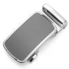 imageCHAOREN 40mm Ratchet Belt Buckle Only for 1 38 Slide Belt Strap Automatic Click Buckle AdjustableRounded Silver Buckle