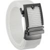 imageCHAOREN Nylon Ratchet Belts for Men  Casual Golf Web Belt Men 1 38quot  Automatic Adjustable Buckle Fit JeansClassic GunWhite