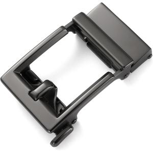 imageCHAOREN 40mm Ratchet Belt Buckle for 1 38 Slide Belt Strap Click Buckle Adjustable Skeleton ShapeLight Gun