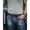 imageCHAOREN Leather Belt for Men 38mm Mens Belts Casual Handmade Full Grain Leather Belt for JeansBlack
