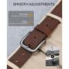imageCHAOREN Leather Belt for Men 38mm Mens Belts Casual Handmade Full Grain Leather Belt for JeansBrown