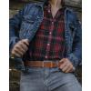 imageCHAOREN Leather Belt for Men 38mm Mens Belts Casual Handmade Full Grain Leather Belt for JeansBrown