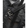 imageCHAOREN Leather Belt for Men 38mm Mens Belts Casual Handmade Full Grain Leather Belt for JeansClassic Black