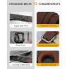 imageCHAOREN Leather Belt for Men 38mm Mens Belts Casual Handmade Full Grain Leather Belt for JeansDark Brown