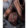 imageCHAOREN Leather Belt for Men 38mm Mens Belts Casual Handmade Full Grain Leather Belt for JeansDark Brown