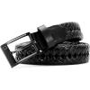 imageCHAOREN Leather Braided Belts for Men  1 18quot Mens Casual Woven Leather Belt for Dress PantsGun