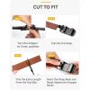 imageCHAOREN Leather Ratchet Belt Men 2 Pack  Customizable Fit Effortless Style 35mmBlack  Carbon FiberDark Brown