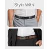 imageCHAOREN Leather Ratchet Belt Men 2 Pack  Customizable Fit Effortless Style 35mmBlackBurnt Umber