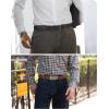 imageCHAOREN Leather Ratchet Belt Men 2 Pack  Customizable Fit Effortless Style 35mmFull Grain Carbon Fiber Black Imperial Brushed Tan