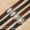 imageCHAOREN Leather Ratchet Belt Men 2 Pack  Customizable Fit Effortless Style 35mmGenuine BlackDark Brown